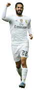 Isco football render