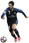 Isco football render