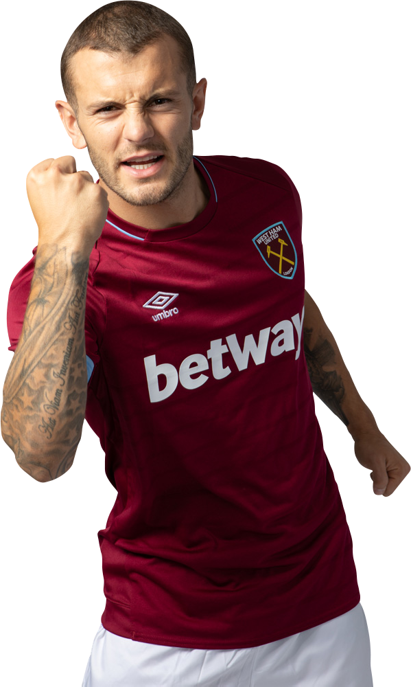 Jack Wilshere West Ham football render - FootyRenders