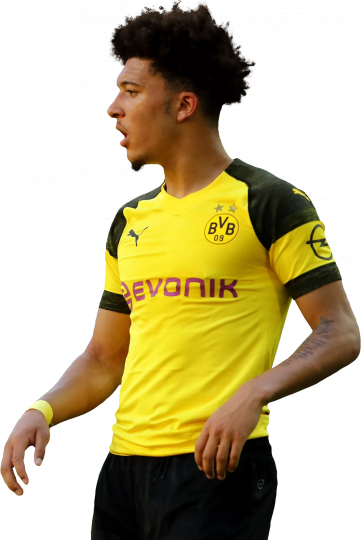 Jadon Sancho football render - 48887 - FootyRenders