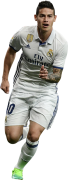 James Rodriguez football render