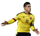 James Rodriguez football render