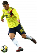 James Rodriguez football render