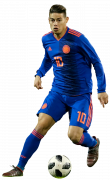 James Rodriguez football render