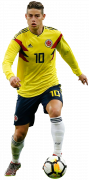 James Rodriguez football render