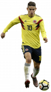 James Rodriguez football render