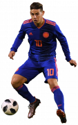 James Rodriguez football render