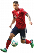 James Rodriguez football render