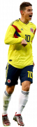 James Rodriguez football render