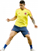 James Rodriguez football render