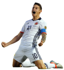 James Rodriguez football render