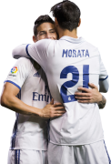 James Rodriguez & Alvaro Morata football render