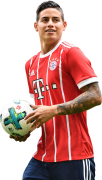 James Rodriguez football render