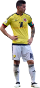 James Rodriguez football render