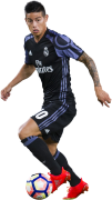 James Rodriguez football render