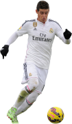 James Rodriguez football render