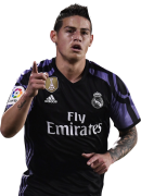 James Rodriguez football render