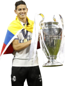 James Rodriguez football render