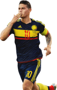 James Rodriguez football render