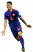 James Rodriguez football render