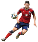 James Rodriguez football render