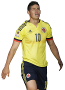 James Rodriguez football render