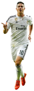 James Rodriguez football render