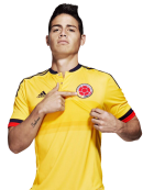 James Rodriguez football render