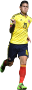 James Rodriguez football render