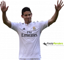 James Rodriguez football render