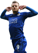 Jamie Vardy football render