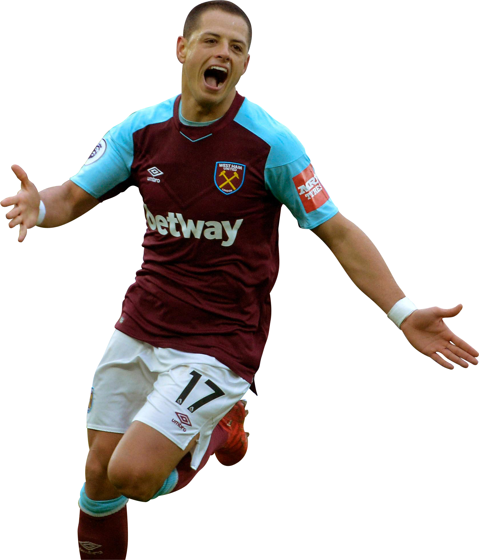 Javier Chicharito Hernandez West Ham football render FootyRenders