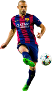 Javier Mascherano football render