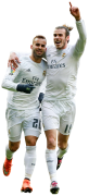 Jesé Rodriguez & Gareth Bale football render