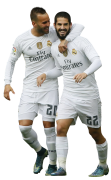 Jese Rodriguez & Isco football render