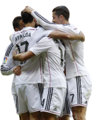 Jesé Rodriguez, Alvaro Arbeloa, Javier “Chicharito” Hernandez & Cristiano Ronaldo football render