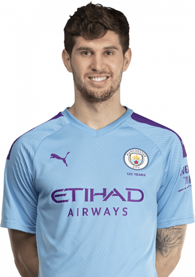 John Stones Manchester City football render - FootyRenders