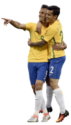 Jonas & Philippe Coutinho football render