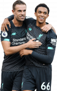 Jordan Henderson & Trent Alexander-Arnold football render