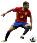 Jordi Alba football render