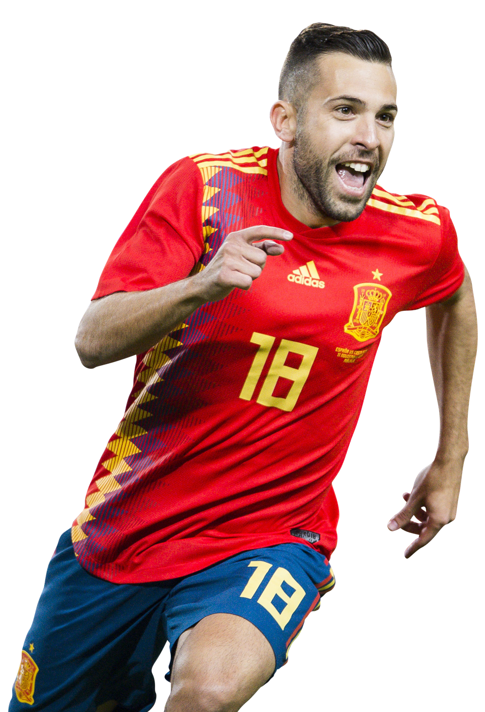 Gerard Pique Football Render - 40823 - Footyrenders 754