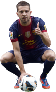 Jordi Alba football render