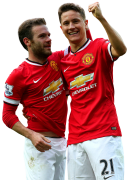 Juan Mata & Ander Herrera football render