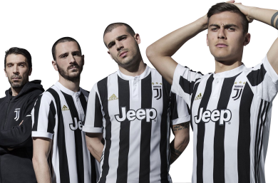 Gianluigi Buffon, Leonardo Bonucci, Stefano Sturaro & Paulo Dybala