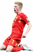 Kevin De Bruyne football render