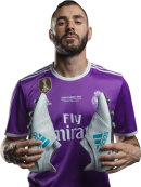 Karim Benzema football render