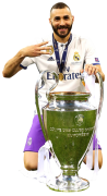 Karim Benzema football render