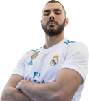 Karim Benzema football render