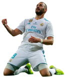 Karim Benzema football render