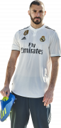 Karim Benzema football render